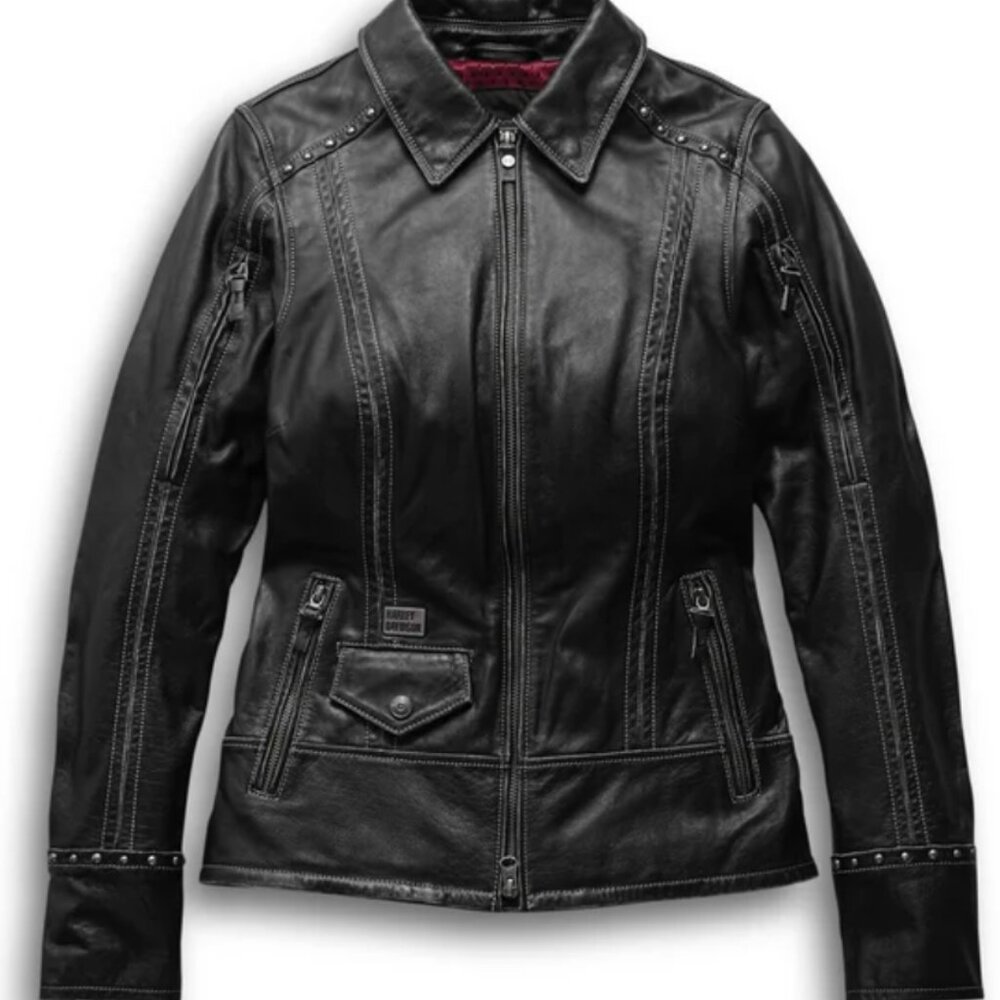 Harley Davidson Intrepidity Leather Coat WITH Armour